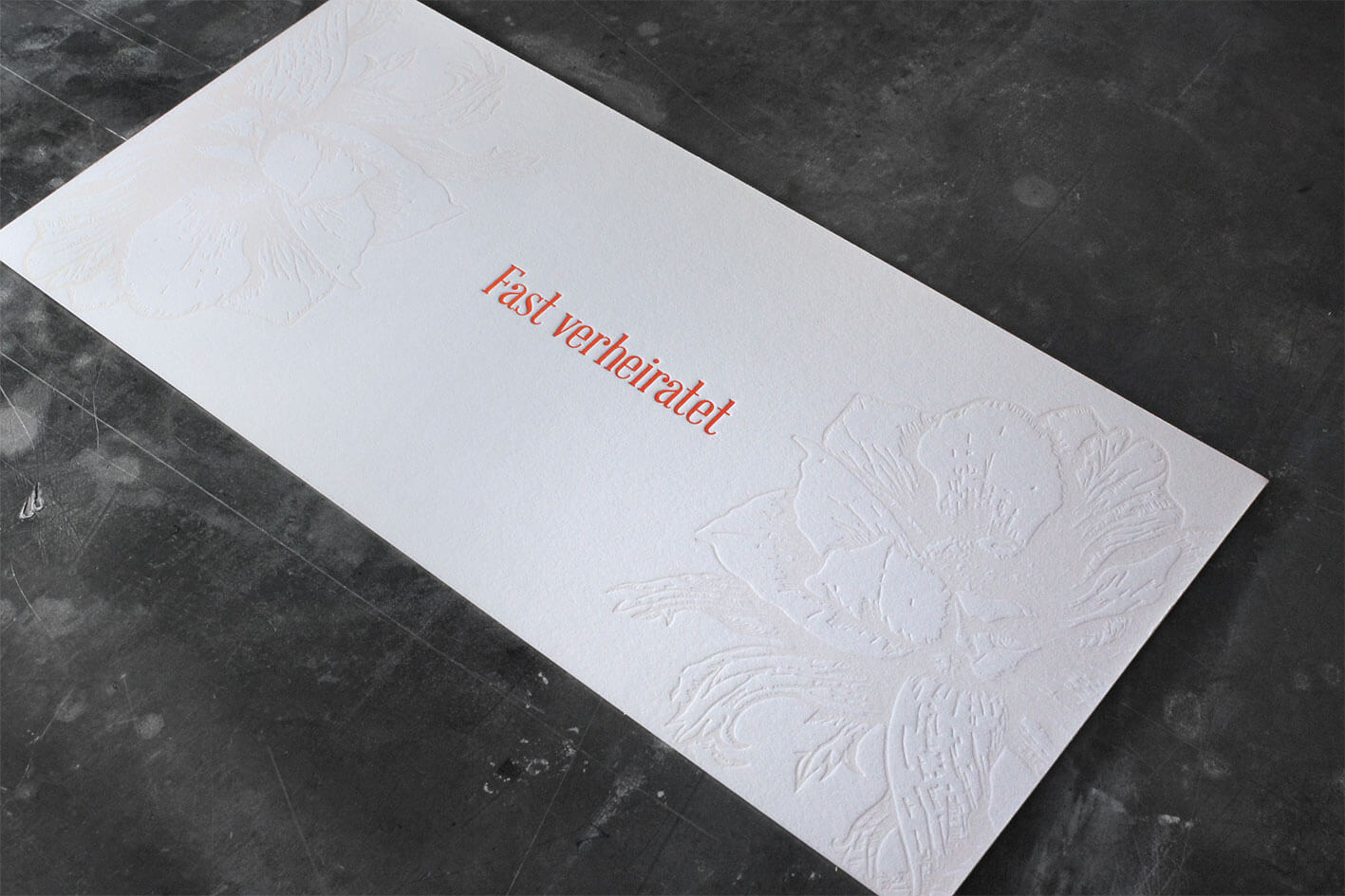 Schondruck Letterpress Mailing Wedding Planner Letterpress