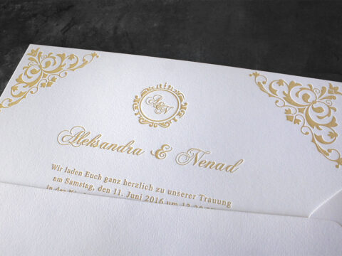 Baumwollpapier Tiegel Buchdruck Letterpress Wien außergewöhnlich Einladung Hochzeit Hochzeitseinladung