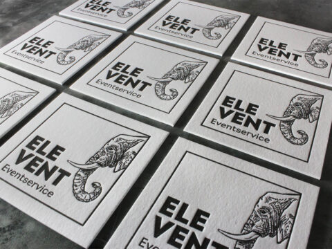 Letterpress-Visitenkarten